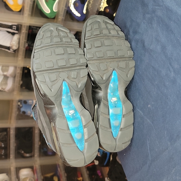 Air Max 95 No-Sew "Black/Blue" - Picture 5 of 7